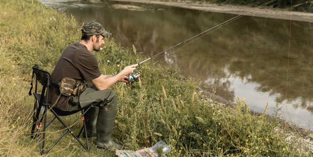 fishing on private pond